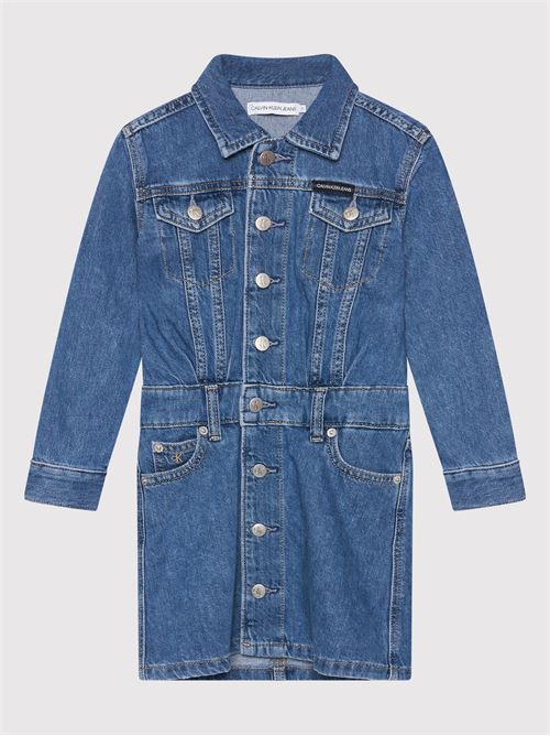 ALINE DENIM JACKET DRESS CALVIN KLEIN JEANS | IG0IG01209/1A4